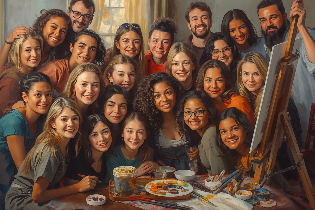 Portrætmaleri for øvede